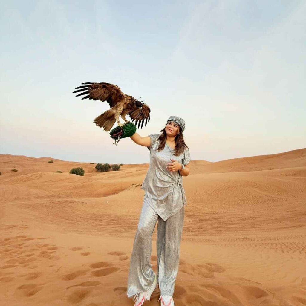 Falconry and Henna Painting