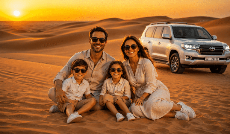 Dubai desert safari with kids